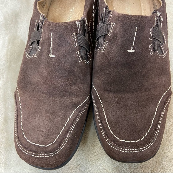 Naturalizer Womens French Loafer Flat Shoes Brown  Leather Slip On size 6.5 - Picture 12 of 14